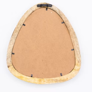 Set of 3 Pebble Shaped Mirrors – Light Wood Finish | www.artisangoods.co.uk 6