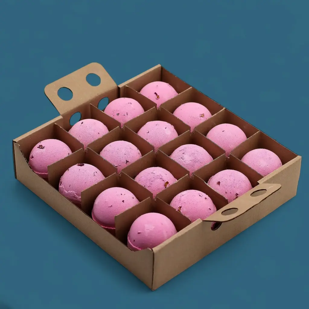 Set of 3 Rose & Petals Bath Bombs | www.artisangoods.co.uk 3