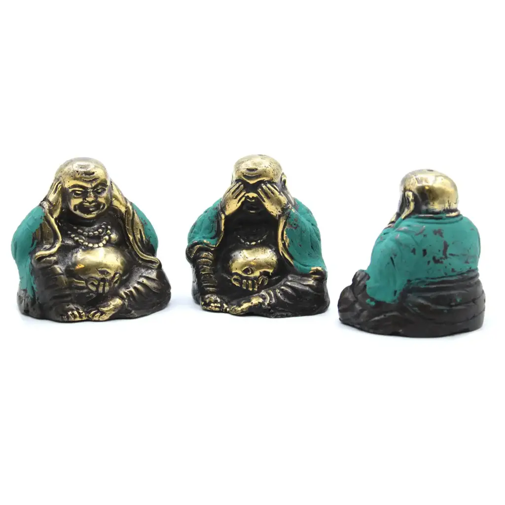 Set of 3 – See No Evil etc – Buddha | www.artisangoods.co.uk 3 Set of 3 – See No Evil etc – Buddha | www.artisangoods.co.uk 3
