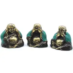 Set of 3 – See No Evil etc – Buddha | www.artisangoods.co.uk 1