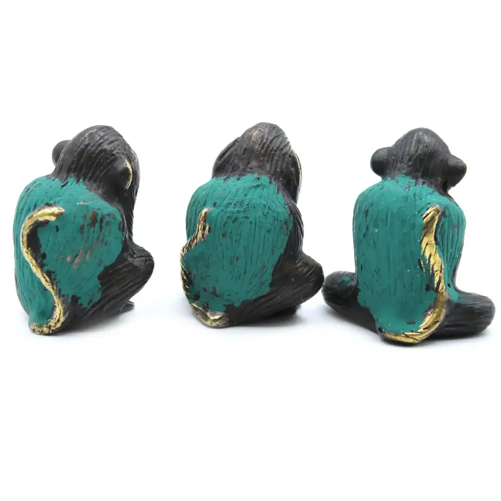 Set of 3 – See No Evil etc – Monkeys | www.artisangoods.co.uk