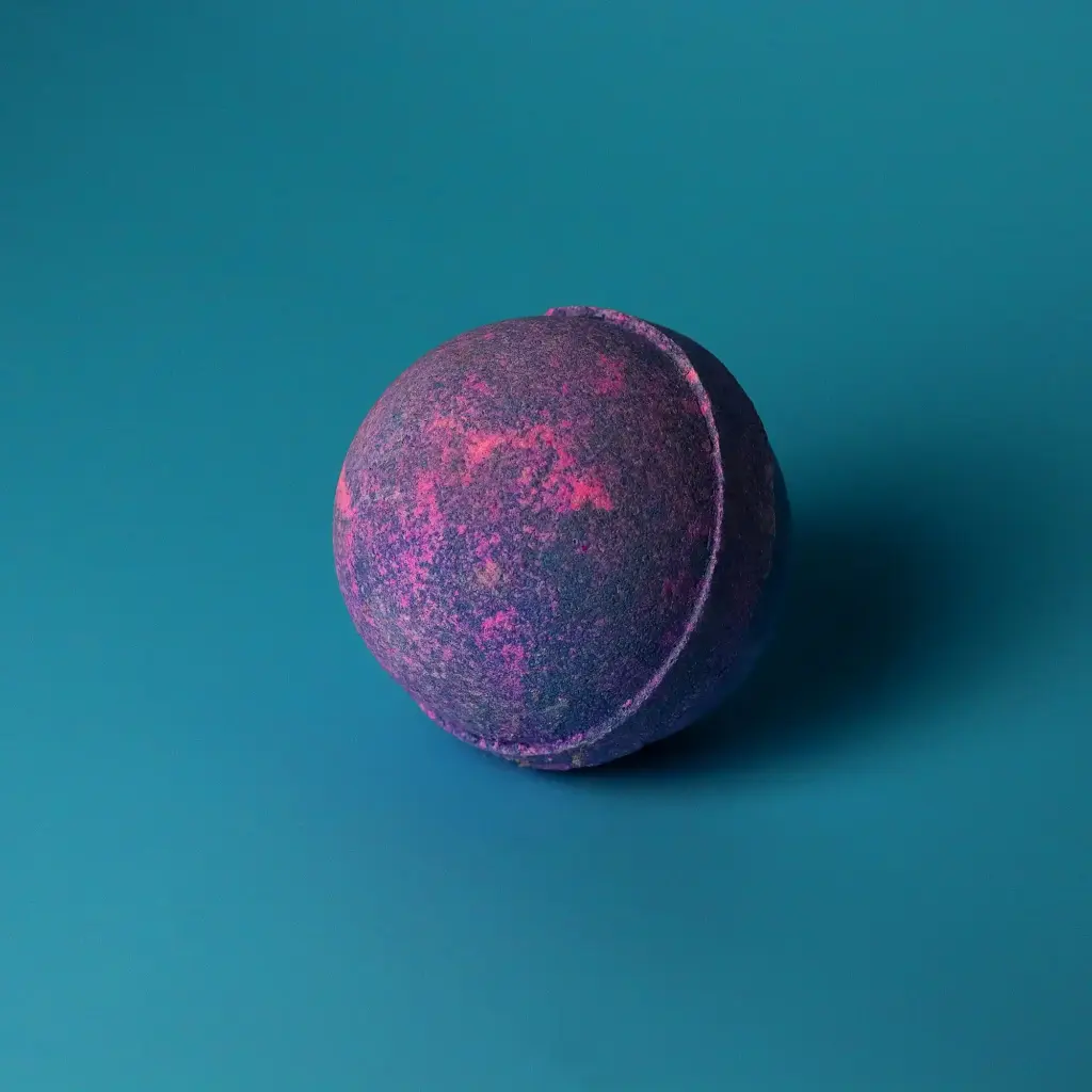Set of 3 Yorkshire Violet Bath Bombs | www.artisangoods.co.uk 3