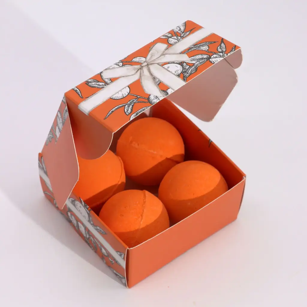 Set of 4 Vitamin C Bath Bombs – Aromatherapy Quartet | www.artisangoods.co.uk 3