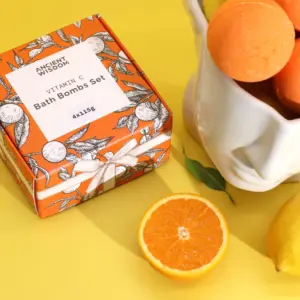Set of 4 Vitamin C Bath Bombs – Aromatherapy Quartet | www.artisangoods.co.uk 6