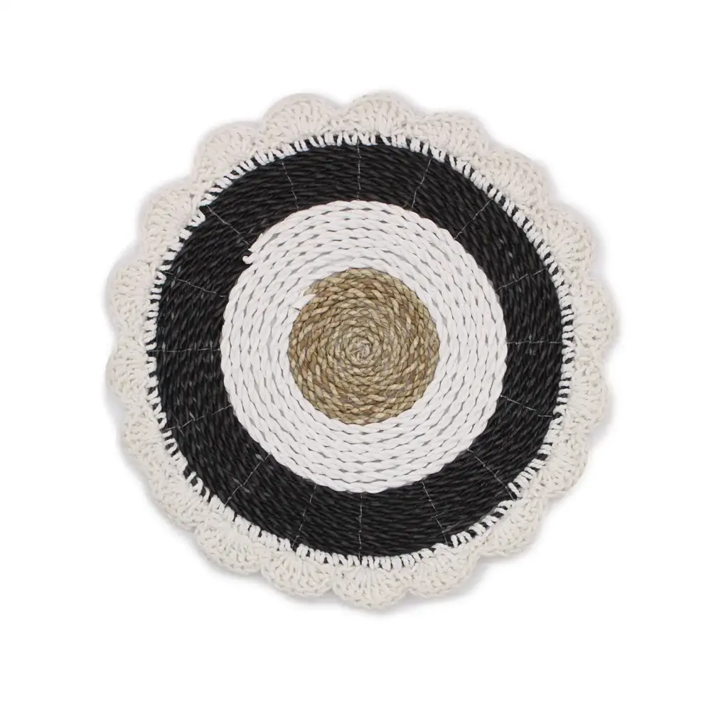 Set of Six Natural Wall Art – Abu-Abu Collection | www.artisangoods.co.uk 3