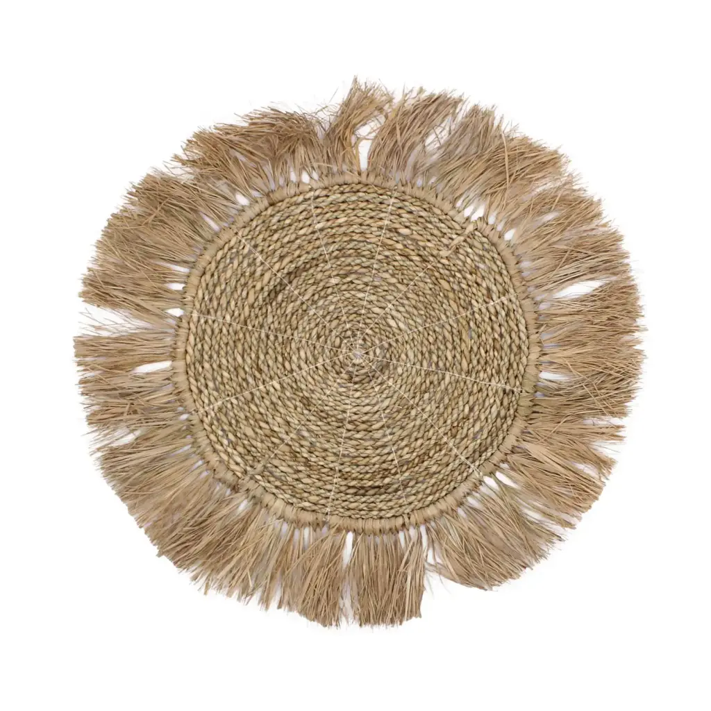 Set of Six Natural Wall Art – Abu-Abu Collection | www.artisangoods.co.uk 2