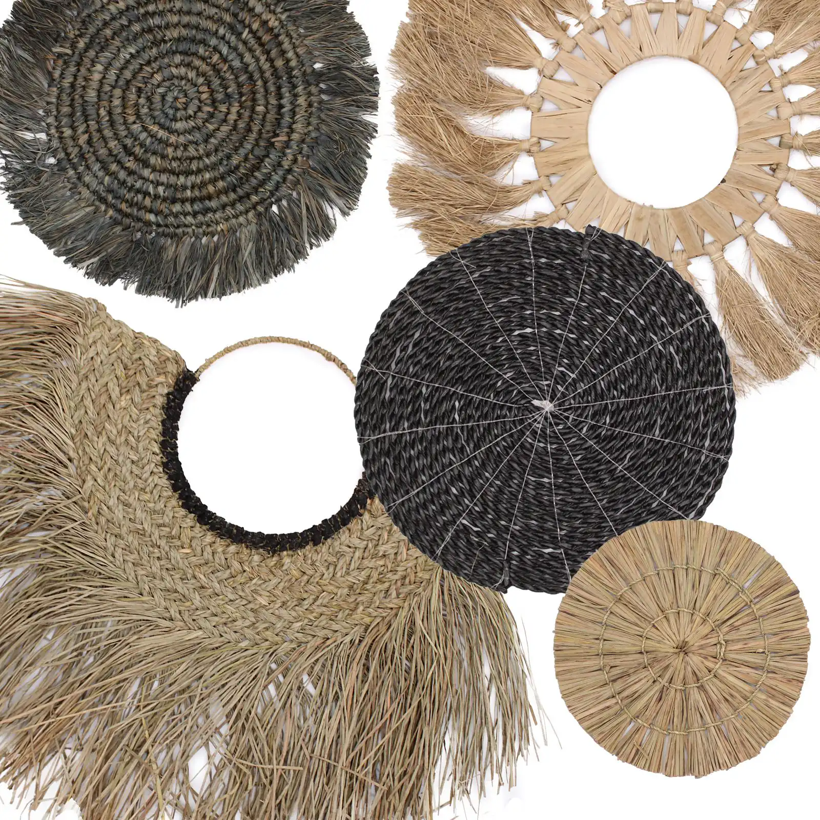 Set of Six Natural Wall Art – Bintang Collection | www.artisangoods.co.uk 2 Set of Six Natural Wall Art – Bintang Collection | www.artisangoods.co.uk 1