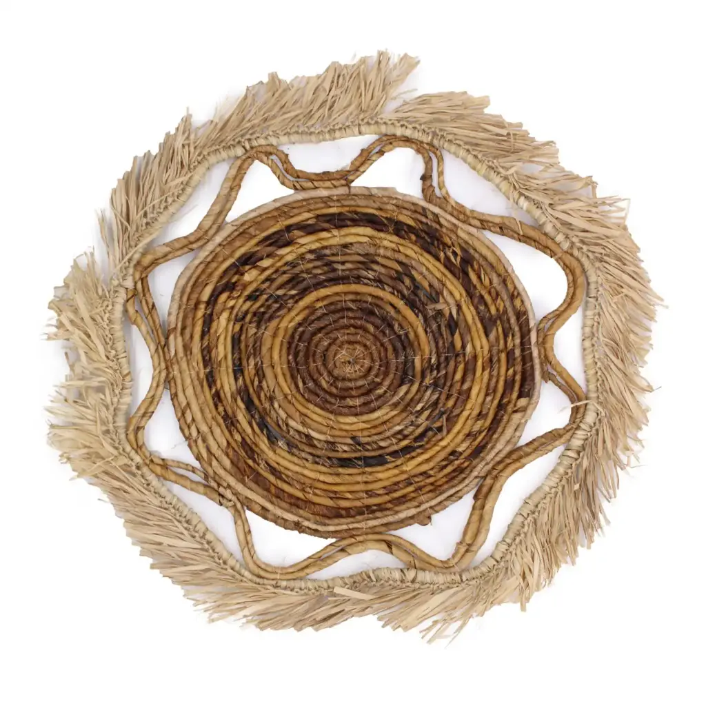 Set of Six Natural Wall Art – Kribo Collection | www.artisangoods.co.uk 4