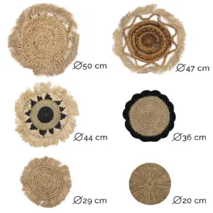 Set of Six Natural Wall Art – Kribo Collection | www.artisangoods.co.uk 8