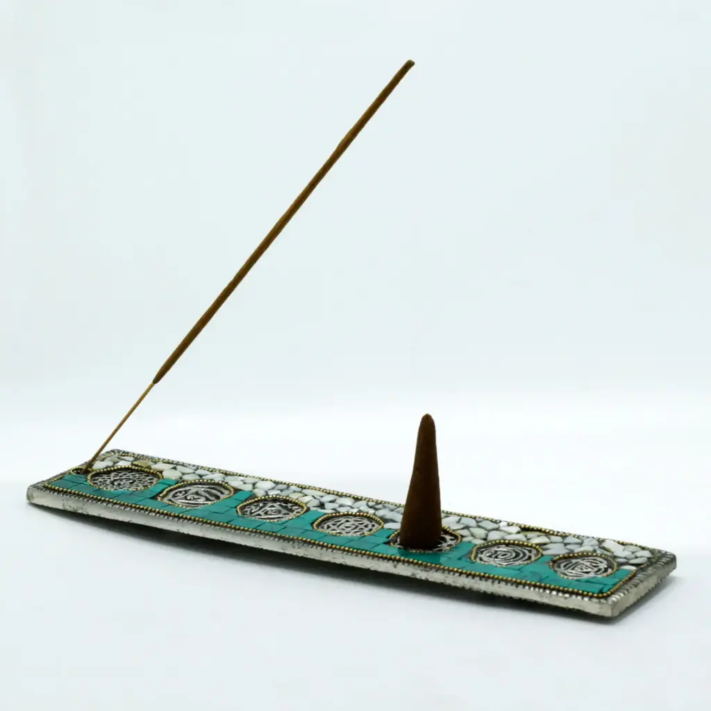 Seven Chakra Tibetan Decor Incense Holder | www.artisangoods.co.uk 2