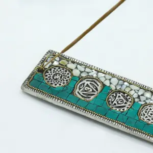 Seven Chakra Tibetan Decor Incense Holder | www.artisangoods.co.uk 3