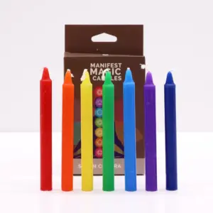 Seven Charkra Manifest Candles (pack of 7) | www.artisangoods.co.uk 3