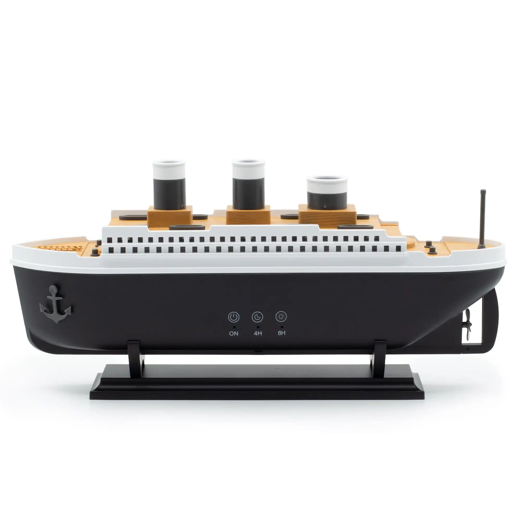 Ship Model Puff Effect Aroma Diffuser with Colour-Changing LED