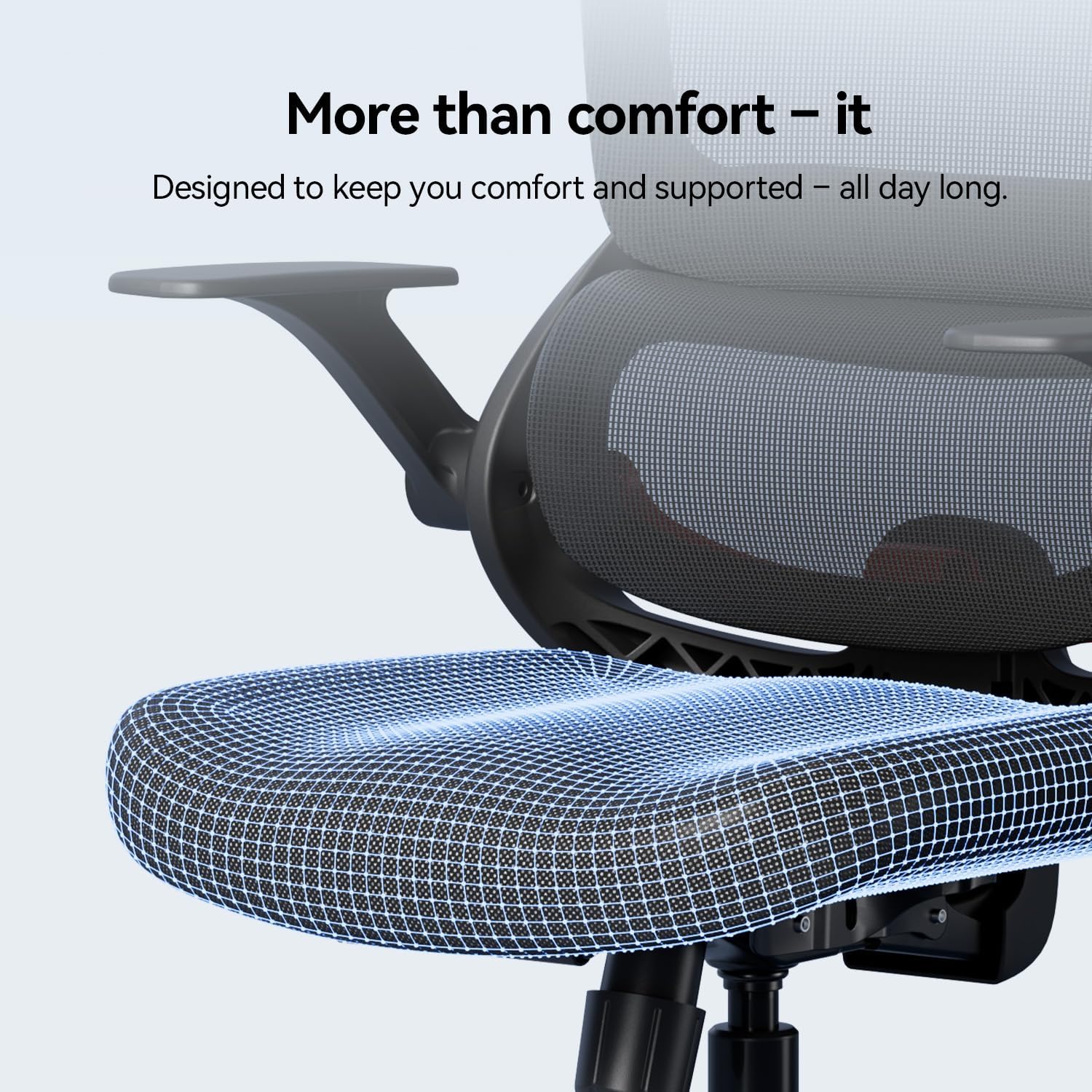 SIHOO B100 SE Ergonomic Office Chair with Lumbar Support Black