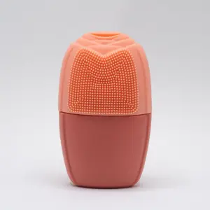Silicone Ice Face Roller – roller – peach | www.artisangoods.co.uk 2