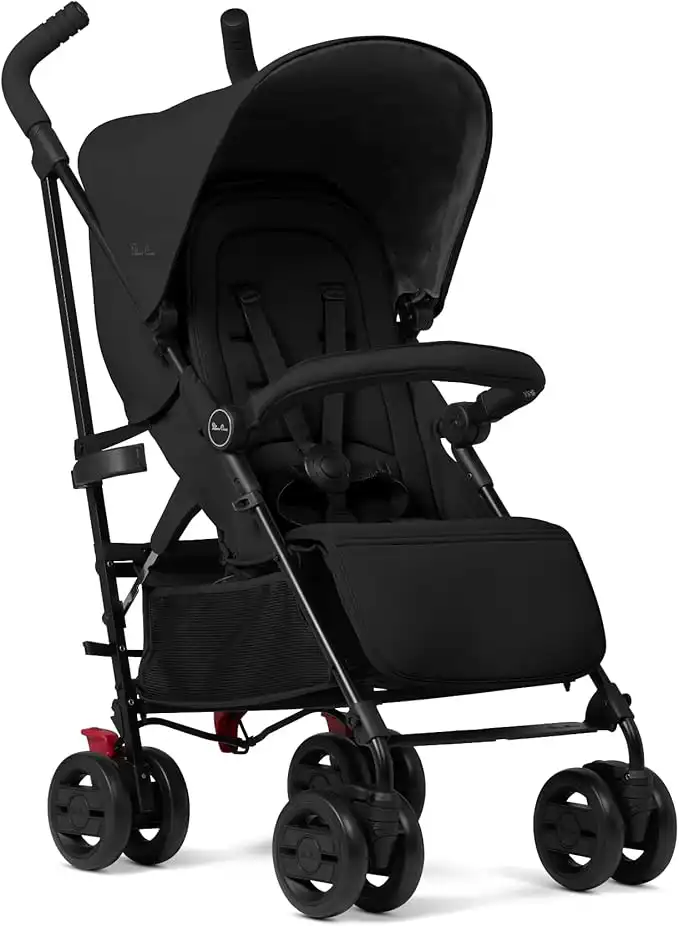 Silver Cross Pop Pushchair - Foldable Travel Stroller - Space