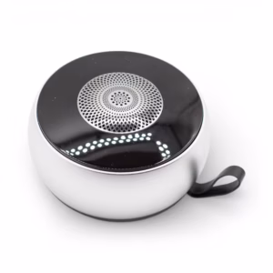Silver Mandela Lighting Effect Mini Speaker | www.artisangoods.co.uk 8