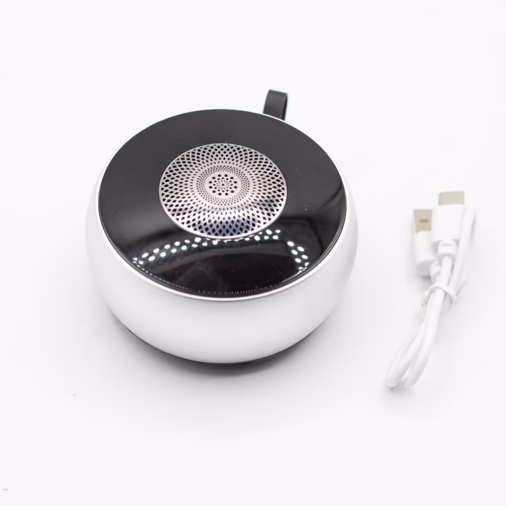 Silver Mandela Lighting Effect Mini Speaker | www.artisangoods.co.uk 2 Silver Mandela Lighting Effect Mini Speaker | www.artisangoods.co.uk 2