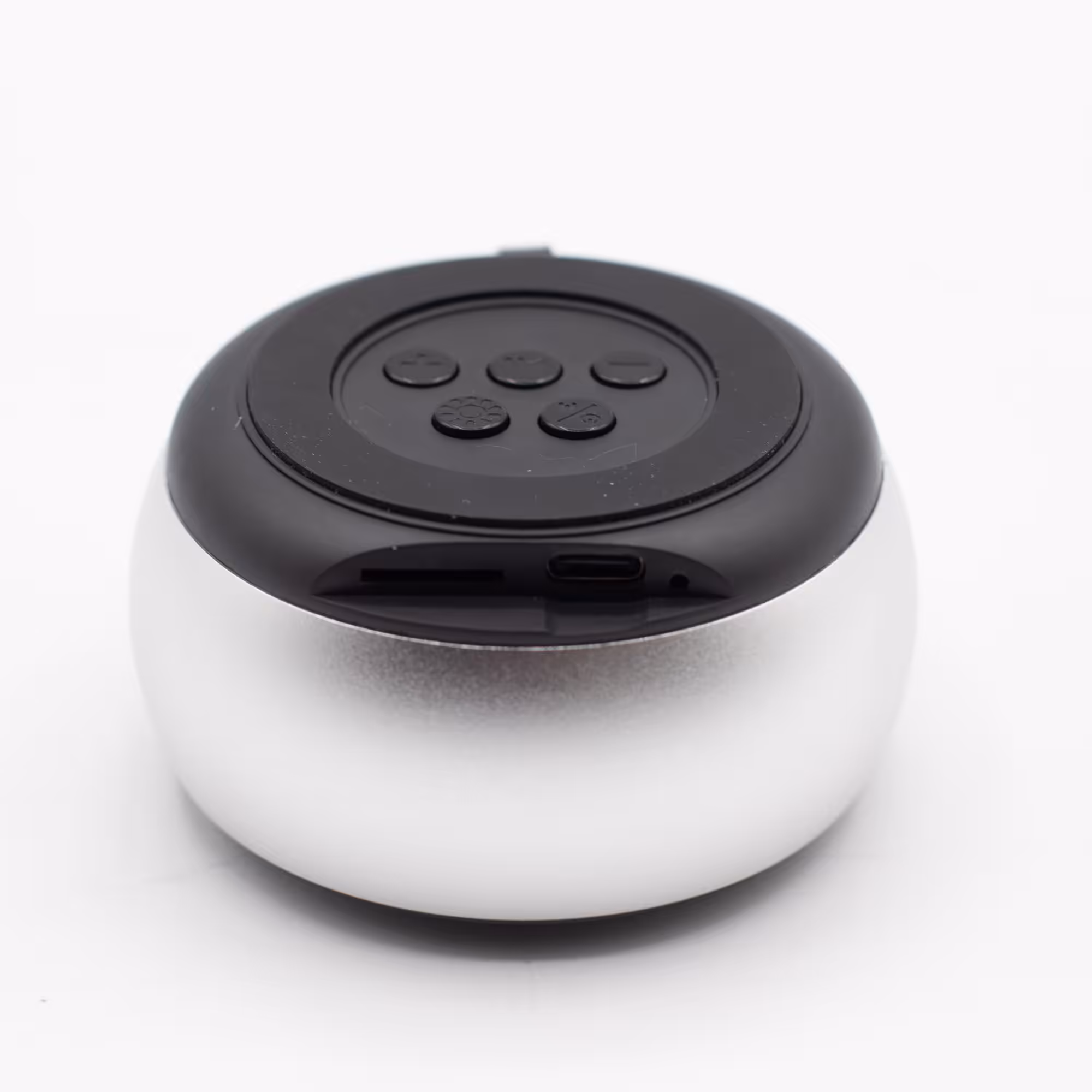 Silver Mandela Lighting Effect Mini Speaker | www.artisangoods.co.uk 2 Silver Mandela Lighting Effect Mini Speaker