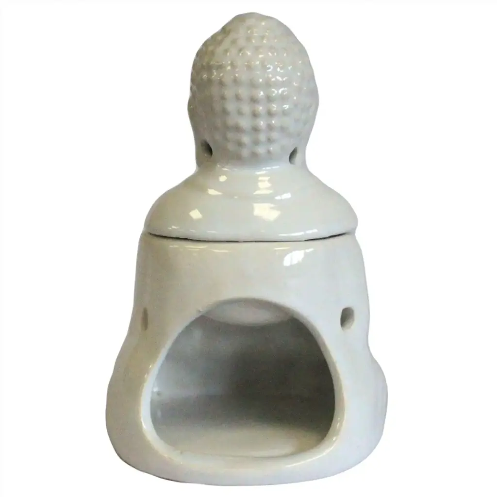 Sitting Buddha Oil Burner – White | www.artisangoods.co.uk 2 Sitting Buddha Oil Burner – White | www.artisangoods.co.uk 2