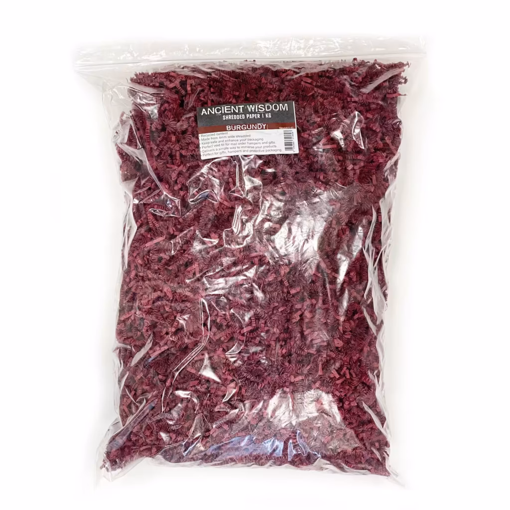 SizzlePak Shredded paper – Burgundy (1KG) | www.artisangoods.co.uk 4