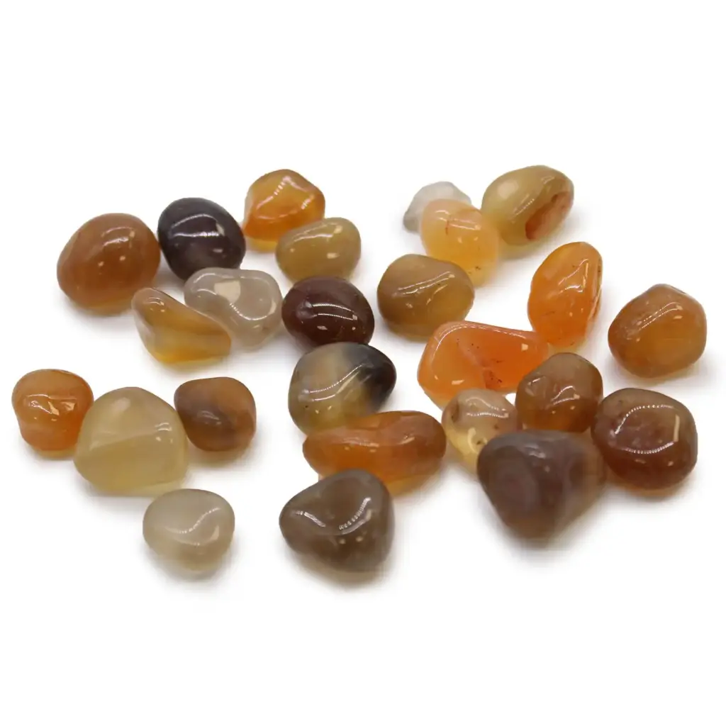 Small African Tumble Stones – Carnelian Agate – Mozambique | www.artisangoods.co.uk