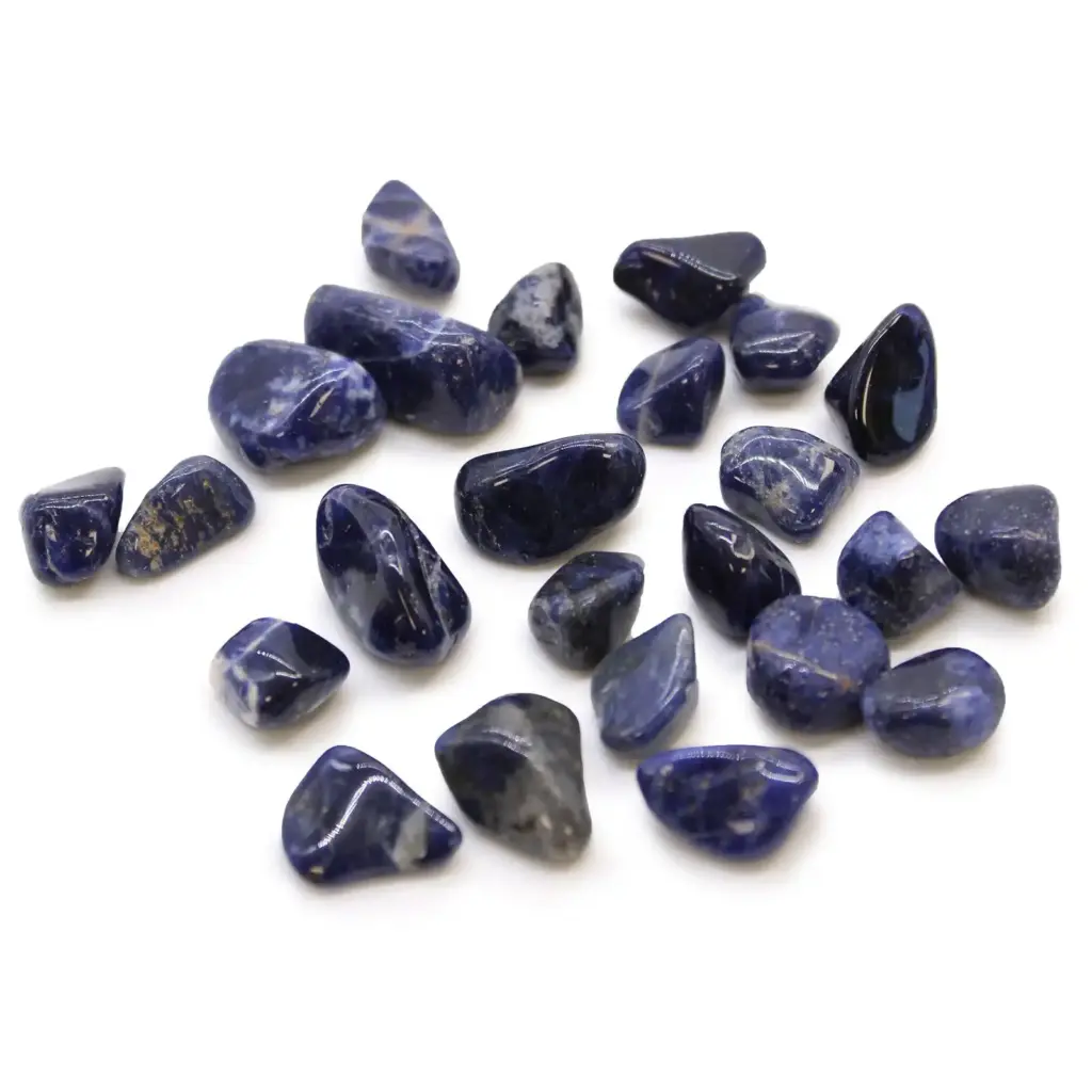 Small African Tumble Stones – Sodalite – Pure Blue | www.artisangoods.co.uk