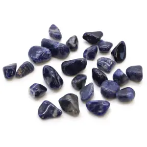 Small African Tumble Stones – Sodalite – Pure Blue | www.artisangoods.co.uk
