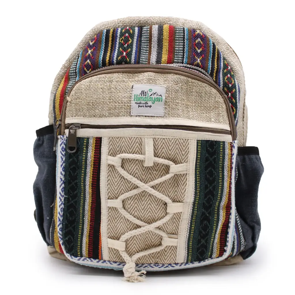 Small Backpack – Rope & Pockets Style | www.artisangoods.co.uk 7