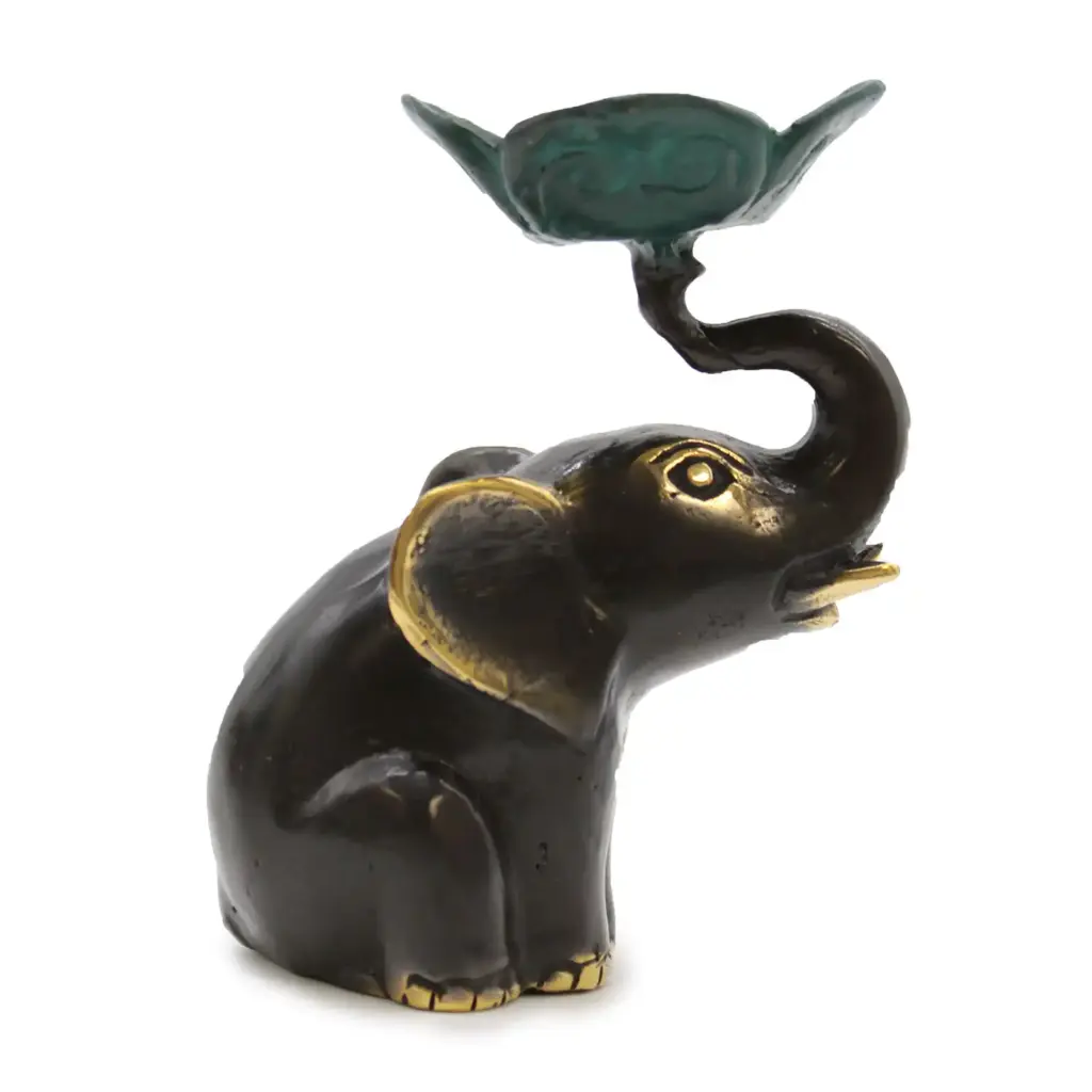 Small Elephant Candle / Incense Holder | www.artisangoods.co.uk