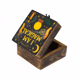 Small Enamelled Box  – I am Magical | www.artisangoods.co.uk 3