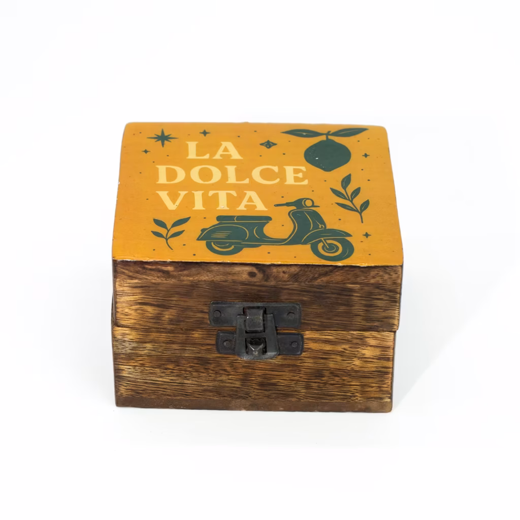 Small Enamelled Box – La Dolce Vita | www.artisangoods.co.uk