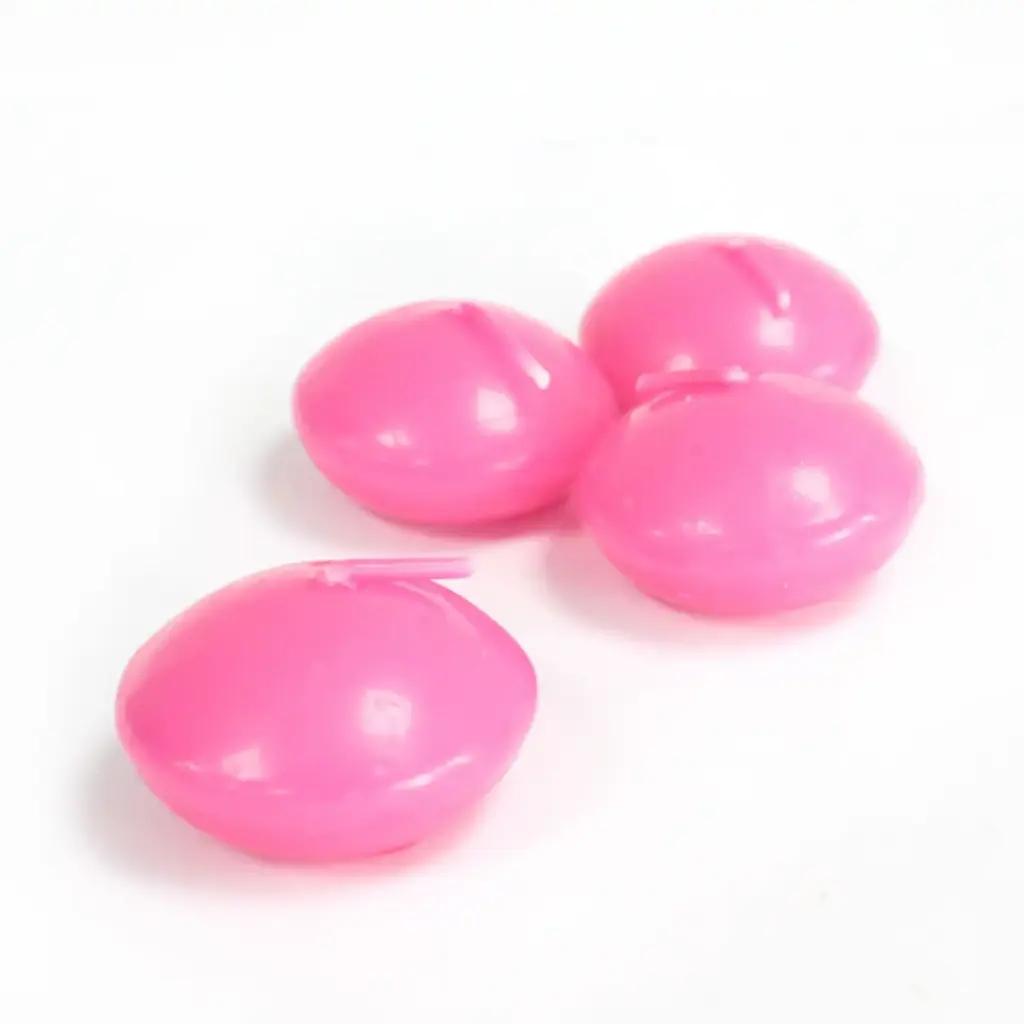 Small Floating Candle – Pink | www.artisangoods.co.uk