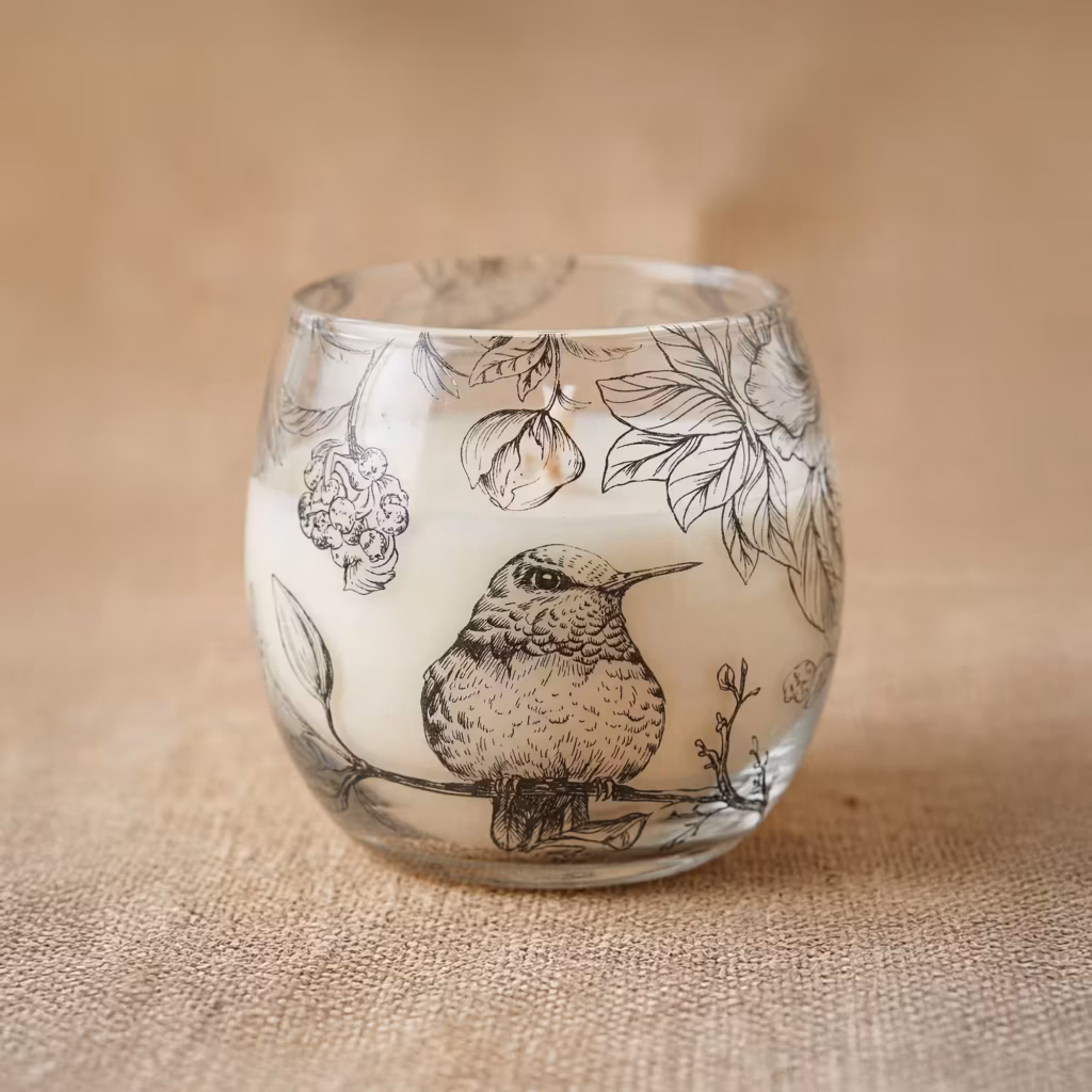 Small Glass Jar Candles – Drawn by Flame | www.artisangoods.co.uk 4