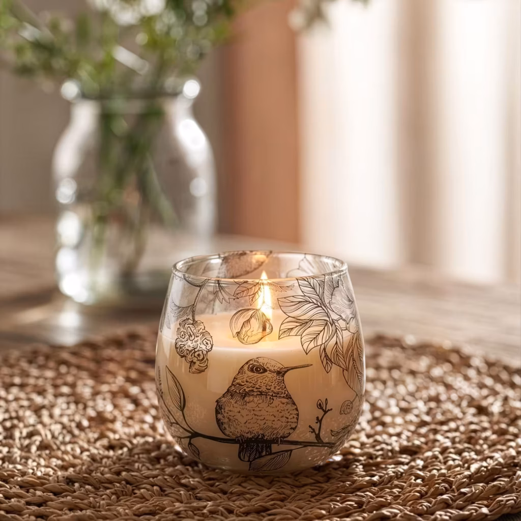 Small Glass Jar Candles – Drawn by Flame | www.artisangoods.co.uk 3