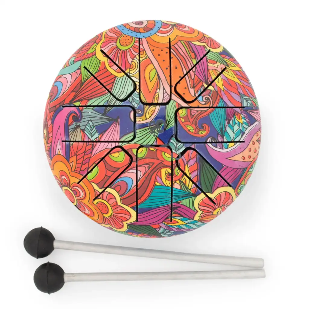 Small Hapi Drum Psychedelic- 13x9cm | www.artisangoods.co.uk