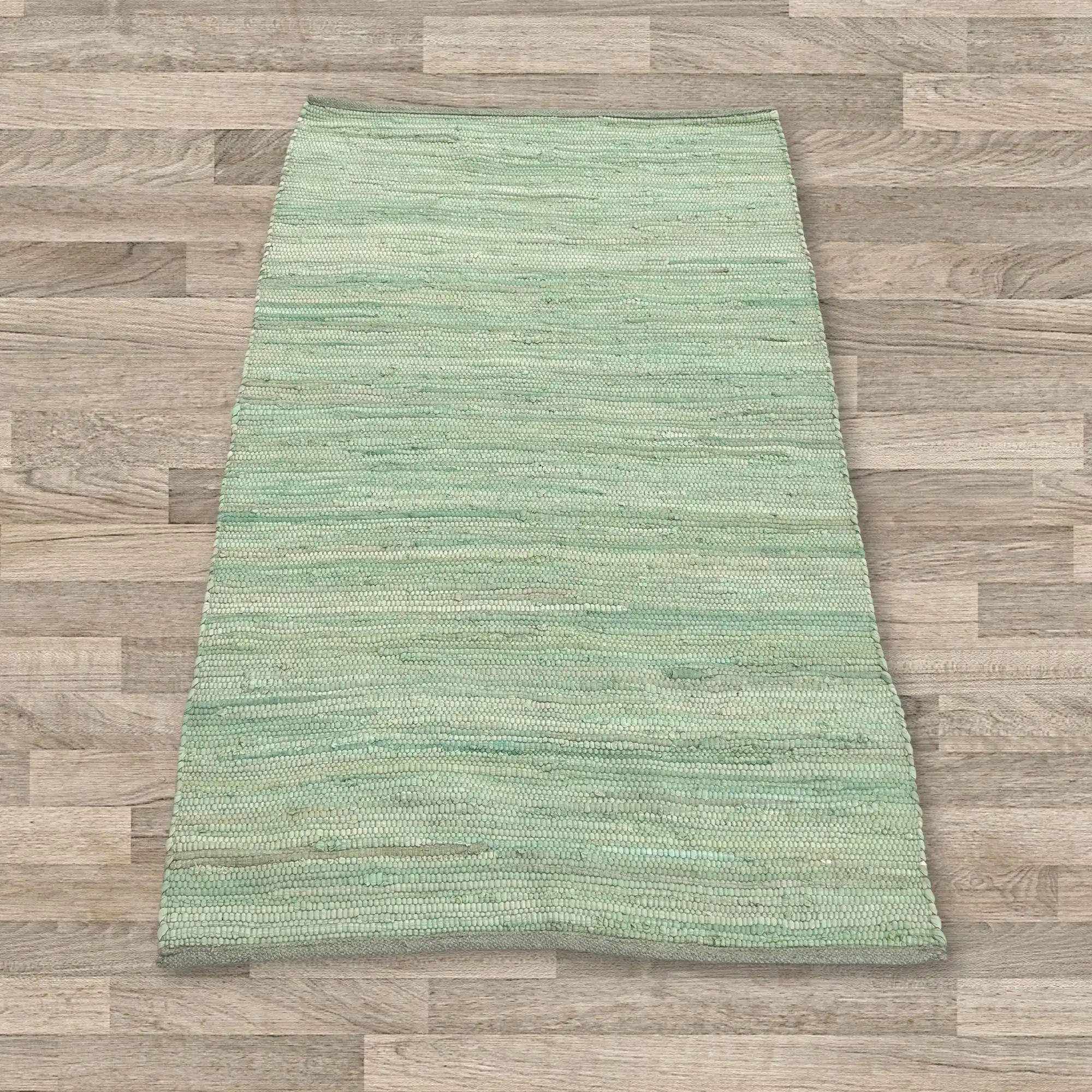 Small Indian Handloom Cotton Rug – Aqua | www.artisangoods.co.uk 3 Small Indian Handloom Cotton Rug – Aqua | www.artisangoods.co.uk 2