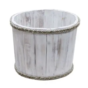Small Nautical Display Tub – Whitewash 21x29cm | www.artisangoods.co.uk 5