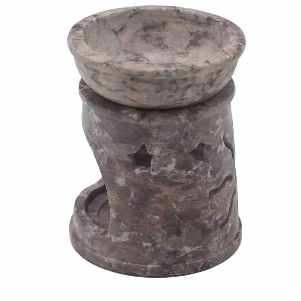 Small Soapstone Oil Burner 8cm – Sun & Stars | www.artisangoods.co.uk 3 Small Soapstone Oil Burner 8cm – Sun & Stars | www.artisangoods.co.uk 3