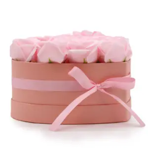 Soap Flower Gift Bouquet – 13 Pink Roses – Heart | www.artisangoods.co.uk 11