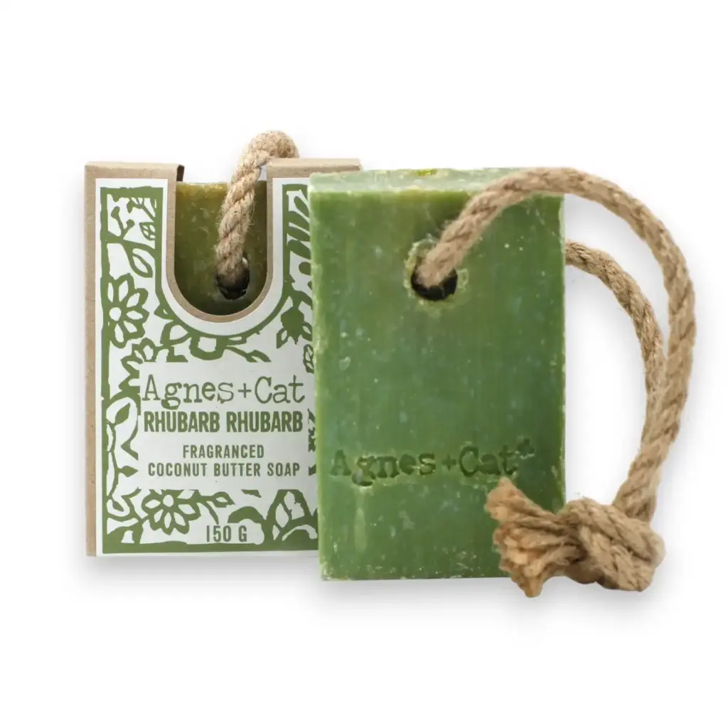 Soap On A Rope – RHUBARB RHUBARB | www.artisangoods.co.uk
