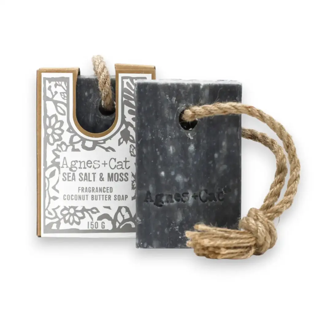 Soap On A Rope – Sea Salt And Moss | www.artisangoods.co.uk