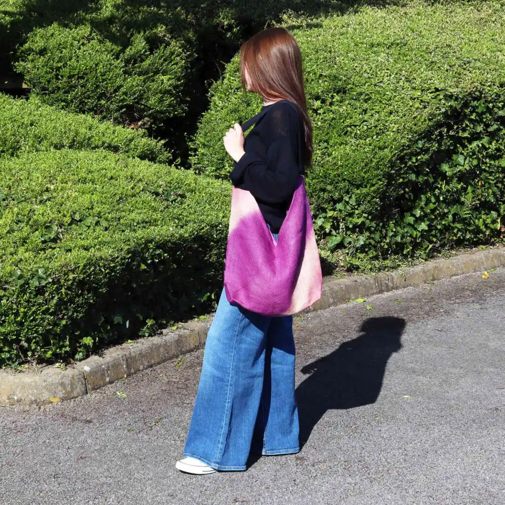 Soft Blend Shoulder Tote – Antique Fuchsia | www.artisangoods.co.uk 5
