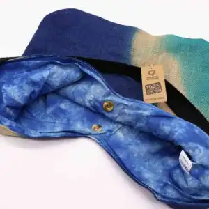 Soft Blend Shoulder Tote – Denim Blue | www.artisangoods.co.uk 3