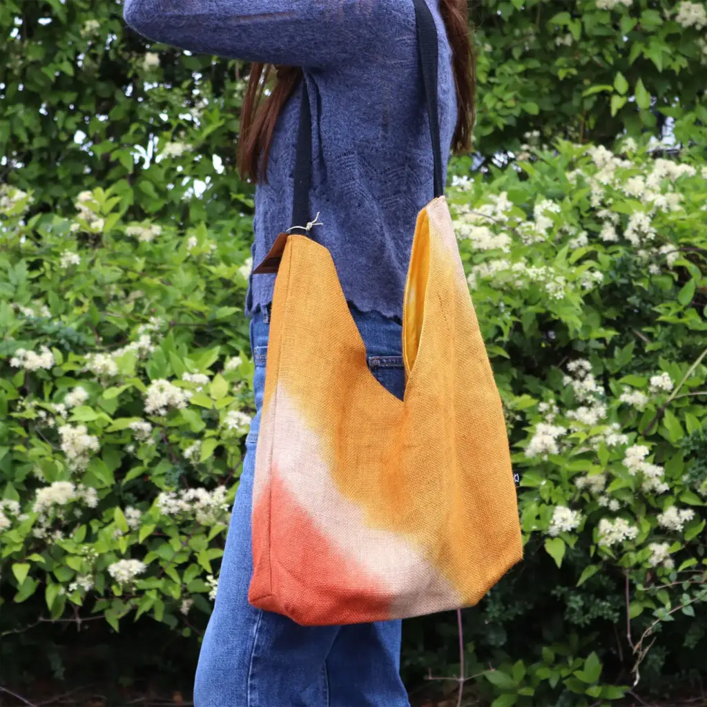 Soft Blend Shoulder Tote -Tumeric | www.artisangoods.co.uk