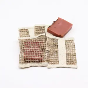 Soft Jute Soap Bag | www.artisangoods.co.uk 2