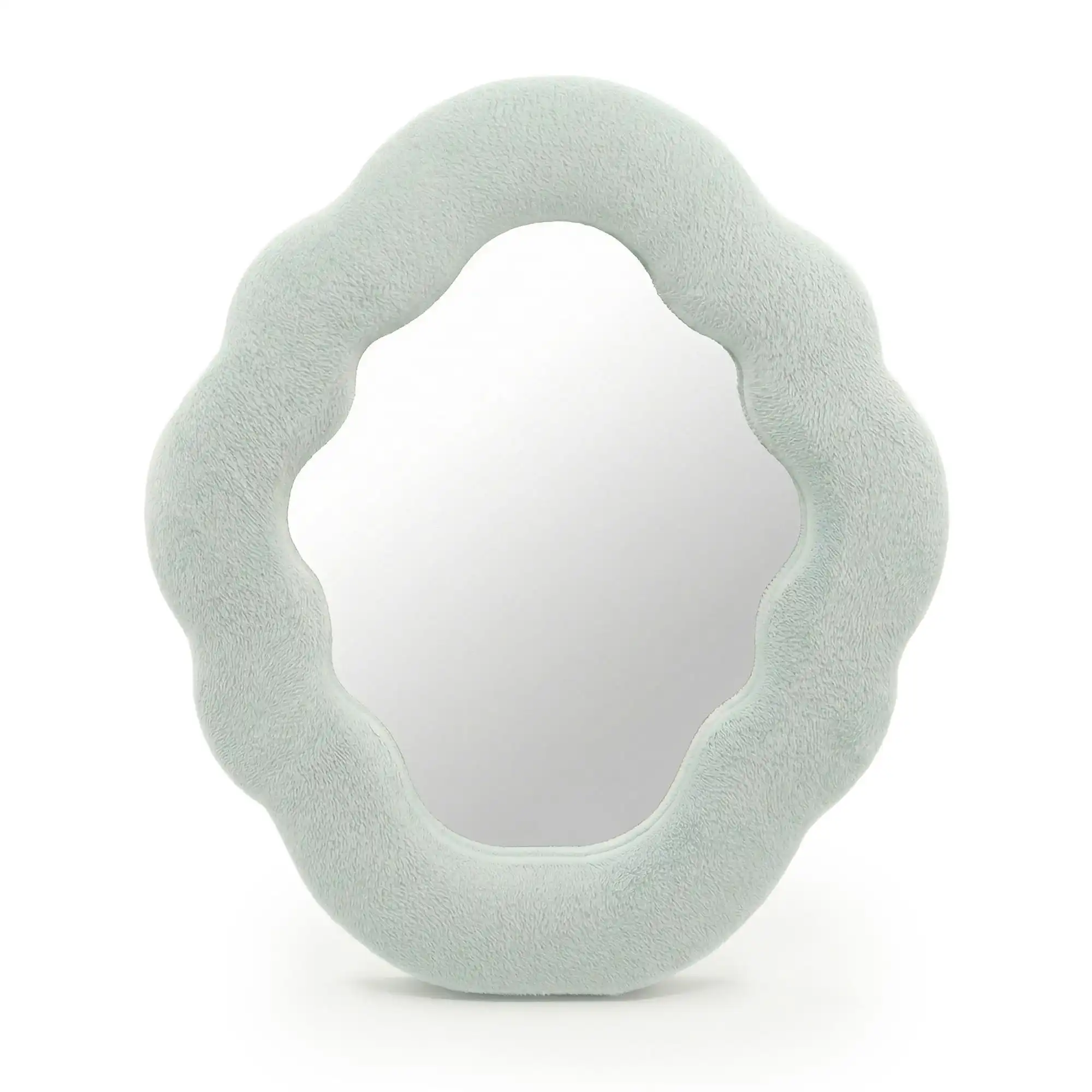 Soft Squiggly Mirror - Cloud - Cloud Blue (28x24x2.3cm)
