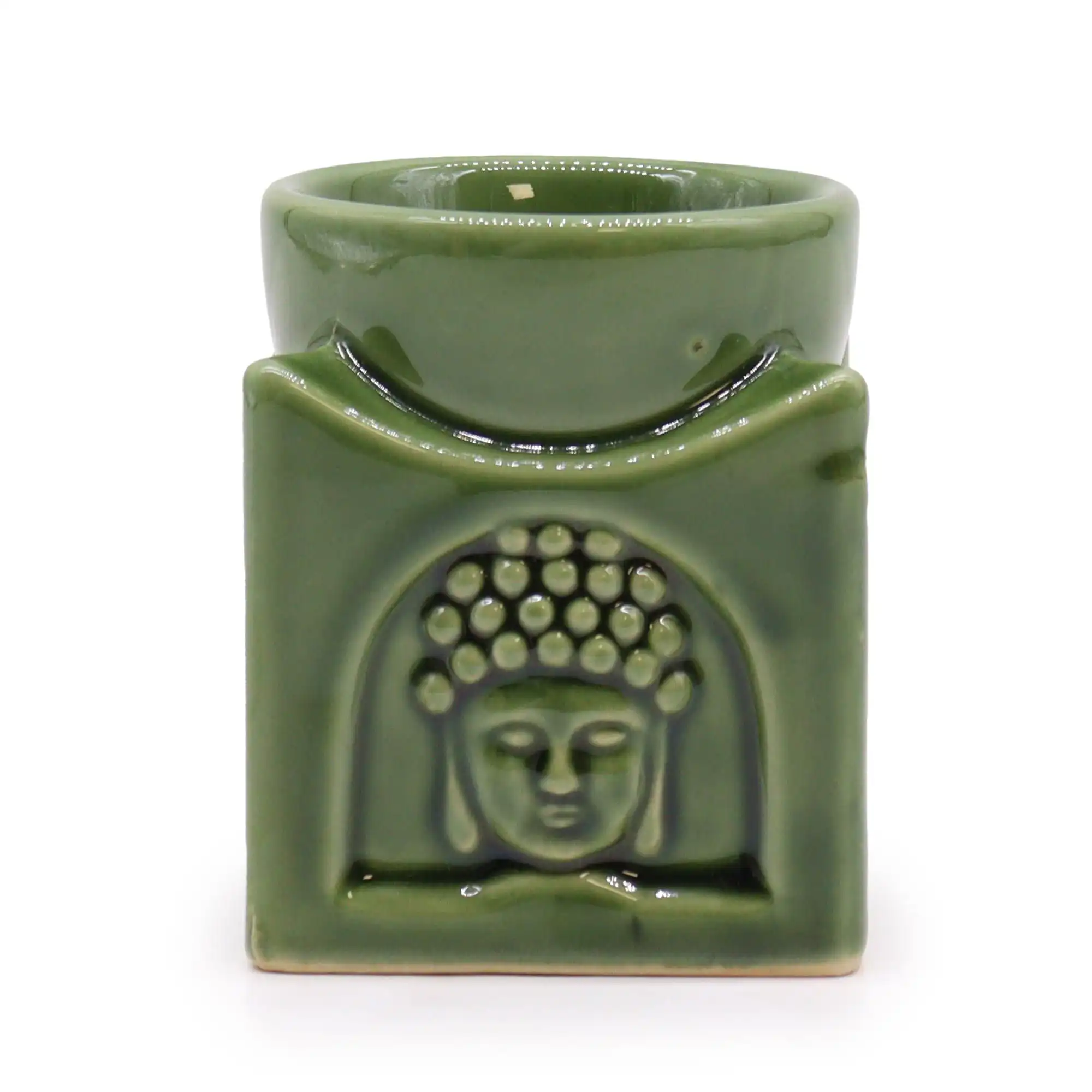 Square Buddha Burner – Dark Jade | www.artisangoods.co.uk 2 Square Buddha Burner – Dark Jade | www.artisangoods.co.uk 1