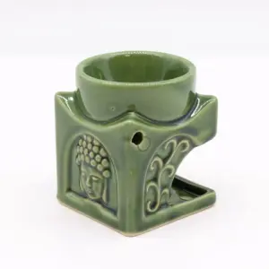 Square Buddha Burner – Dark Jade | www.artisangoods.co.uk 2