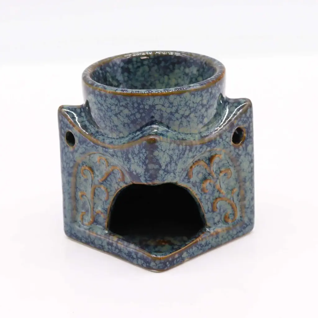 Square Buddha Burner – Dusty Blue | www.artisangoods.co.uk 3 Square Buddha Burner – Dusty Blue | www.artisangoods.co.uk 3